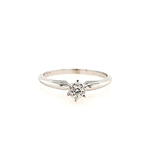 Load image into Gallery viewer, 14k White Gold Diamond Solitaire Engagement Ring (I2575)
