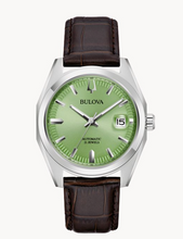 Load image into Gallery viewer, Bulova Men's Green Dial "Surveyor" Watch (I8624)