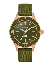 Load image into Gallery viewer, Bulova Special Edition Archive 'MIL Ships' Green & Bronze Men's Watch (I9184)