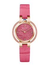 Load image into Gallery viewer, Bulova Special Edition Rubaiyat 'Spring' Pink Sapphire Women's Watch (I9185)
