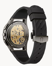 Load image into Gallery viewer, Bulova Men's Curv Black, Gray & Rose Gold Tone Watch (I520)
