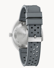 Load image into Gallery viewer, Bulova Snorkel 'Great White Shark' Gray Rubber Watch (I9171)