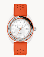 Load image into Gallery viewer, Bulova Snorkel 'Clownfish' Orange Rubber Watch (I9172)