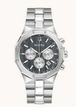 Load image into Gallery viewer, Bulova 'Prestige' Steel Gray Face and Band Men's Watch (I9179)