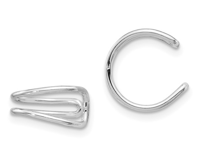 Sterling Silver Adjustable Cuff Earring (SI3027)