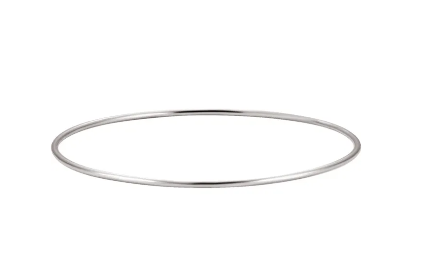 Sterling Silver Thin Bangle Bracelet (SI2993)