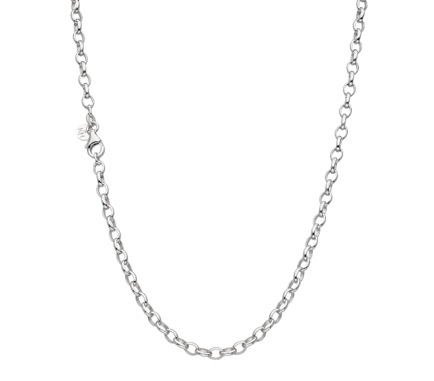 Kit Heath Sterling Silver Oval Rolo Link Necklace (SI6103)