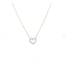 Load image into Gallery viewer, Diamond Heart Necklace (I7418)
