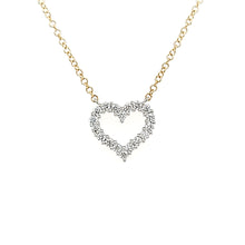 Load image into Gallery viewer, Diamond Heart Necklace (I7418)
