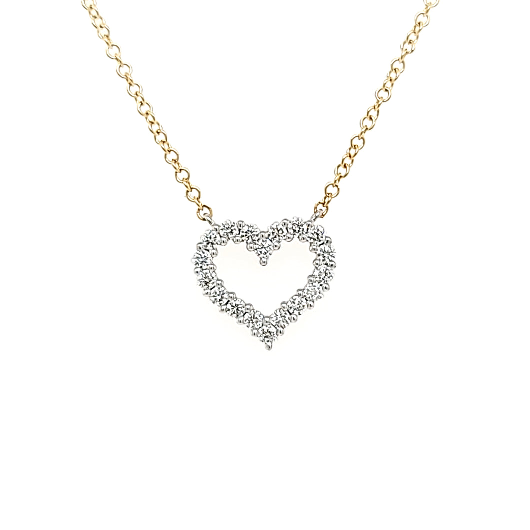 Diamond Heart Necklace (I7418)