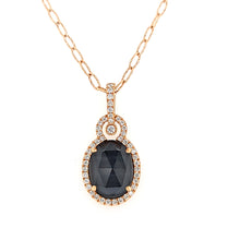 Load image into Gallery viewer, Rose Gold Hematite Pendant (I6577)
