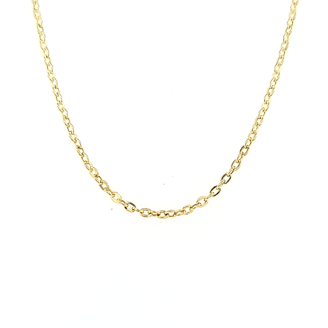 14k Yellow Gold Bolo Chain Necklace (I7436)