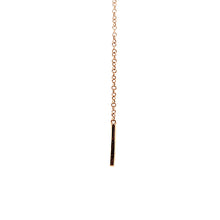 Load image into Gallery viewer, 14k Rose Gold Diamond Y Necklace (I6482)
