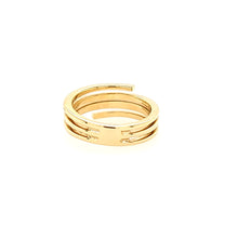 Load image into Gallery viewer, 14k Yellow Gold Diamond Multi-Band Wraparound Ring (I5591)
