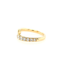 Load image into Gallery viewer, 14k Yellow Gold Graduating Diamond Wraparound Ring (I6468)
