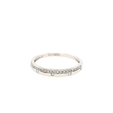 Load image into Gallery viewer, White Gold Pave Diamond Stacker Ring (I2015)
