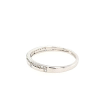 Load image into Gallery viewer, White Gold Pave Diamond Stacker Ring (I2015)
