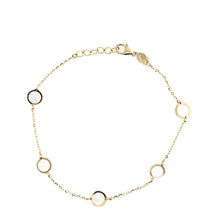 Load image into Gallery viewer, 14k Yellow Gold Mother of Pearl Bezel Bracelet (I7781)
