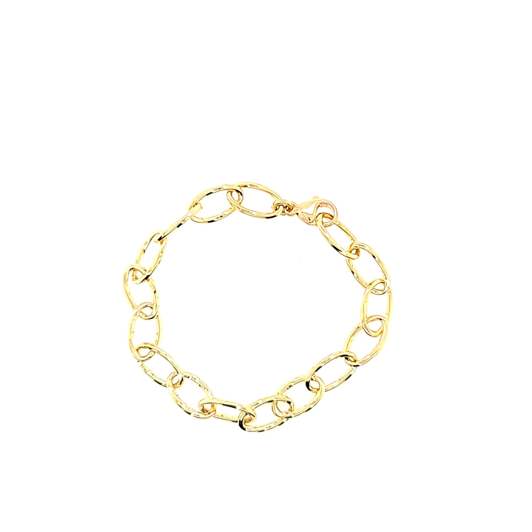 18k Yellow Gold Chain Bracelet (I7812)