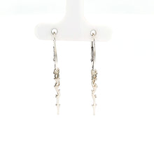 Load image into Gallery viewer, Bella Mani® Sterling Silver Signature Florence Style 1 Large Mini Mani Earrings (EFL1ML)
