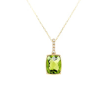 Load image into Gallery viewer, 14k Yellow Gold Peridot Necklace (I7993)
