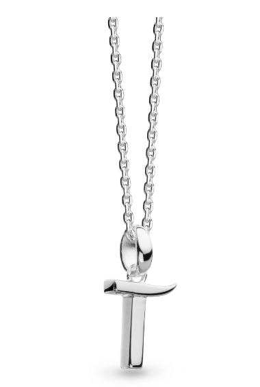 Kit Heath Silver 'T' Initial Necklace (SI396)
