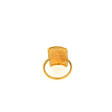 Load image into Gallery viewer, Ella Stein Gold Pave Diamond Rectangle Ring (SI3519)
