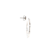 Load image into Gallery viewer, Ella Stein Silver Open Circle Front Facing Earrings (SI3513)
