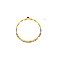 Load image into Gallery viewer, Ella Stein Gold Open Circle Front Facing Earrings (SI3450)
