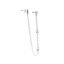 Load image into Gallery viewer, Ella Stein Silver Chain Earrings (SI3786)
