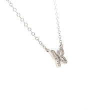 Load image into Gallery viewer, Ella Stein Silver Diamond Butterfly Necklace (I3045)
