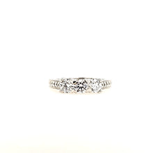 Load image into Gallery viewer, Platinum Three Stone Diamond Engagement Ring (I376)
