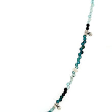 Load image into Gallery viewer, AVF Grandidierite &amp; Silver Beaded Necklace (SI3711)
