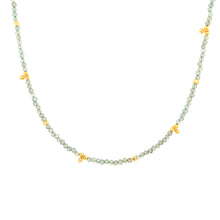 Load image into Gallery viewer, AVF Apatite &amp; Gold Beaded Necklace (SI3717)
