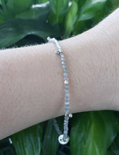 Load image into Gallery viewer, AVF Labradorite &amp; Silver Beaded Bracelet (SI3652 &amp; SI3646)
