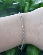 Load image into Gallery viewer, AVF Labradorite &amp; Silver Beaded Bracelet (SI3652 &amp; SI3646)
