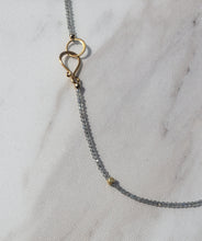 Load image into Gallery viewer, AVF Labradorite &amp; Gold Long Beaded Necklace (SI3701)

