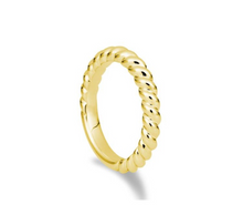 Load image into Gallery viewer, 14k Gold Twisted Rope Style Band
