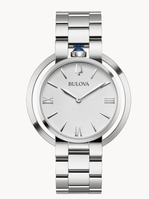 Bulova Silver Women’s Stainless Steel Watch with White Dial s-l400.jpg main image 3