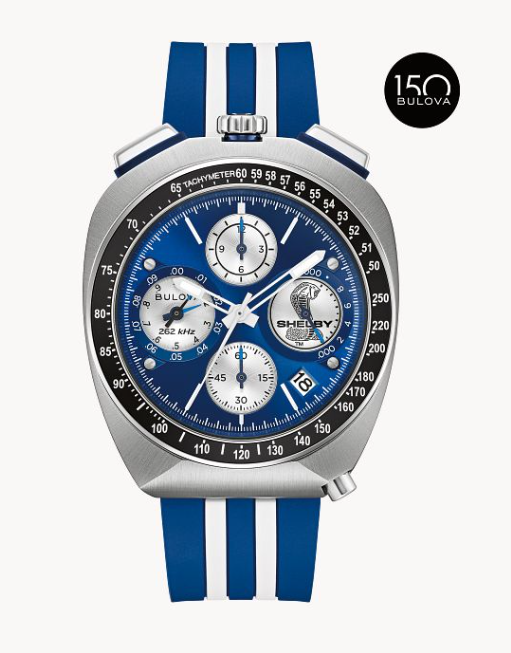 Bulova Men's Limited Edition 'Shelby' Racer Chronograph Watch & GT500 Model Car Set (I7500)