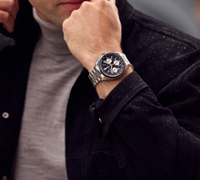 Load image into Gallery viewer, Bulova Men&#39;s Limited Edition Lunar Pilot Timascus Watch &amp; Budii Figurine Set (I9631)
