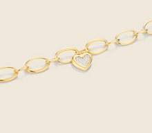 Load image into Gallery viewer, Ella Stein Gold or Silver Infinite Love Chain Bracelet
