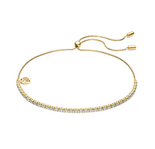Load image into Gallery viewer, Sif Jakobs Rhodium or 18k Yellow Gold Plated Ellera CZ Tennis Bolo Bracelet
