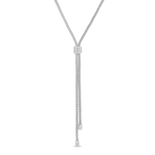 Load image into Gallery viewer, Kelly Waters Lanyard &amp; Simulated Diamond Barrel Necklace
