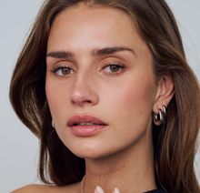 Load image into Gallery viewer, Sif Jakobs 18k Yellow Gold Plated or Rhodium Plated Sterling Silver Borsa Pianura Chunky Hoop Earrings
