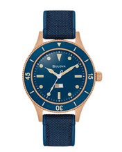 Load image into Gallery viewer, Bulova Special Edition Archive &#39;MIL Ships&#39; Blue &amp; Bronze Men&#39;s Watch (I9183)
