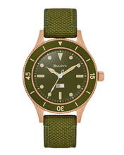 Load image into Gallery viewer, Bulova Special Edition Archive &#39;MIL Ships&#39; Green &amp; Bronze Men&#39;s Watch (I9184)
