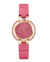 Load image into Gallery viewer, Bulova Special Edition Rubaiyat &#39;Spring&#39; Pink Sapphire Women&#39;s Watch (I9185)
