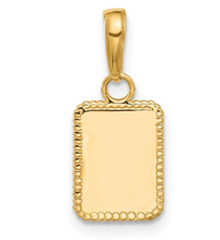 Load image into Gallery viewer, 14k Yellow Gold &amp; White Rhodium Sun in Frame Pendant (I9247)
