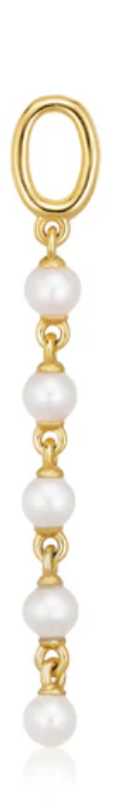 Sif Jakobs 18k Gold Plated Sterling Silver Freshwater Pearl Dangle *Single* Earring Charm (SI8390)